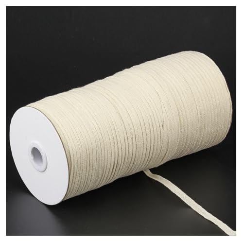 Yurosiay 220M/roll Baumwollband Baumwollgarn Band 5mm/7mm Nahtband Baumwoll-Köperband Gurtband Cotton Twill Tape Twillband Schrägband Geschenkband T-Shirt Band für DIY Crafts Nähen Yurosiay 220M/roll Baumwollband Baumwollgarn Band 5mm/7mm Nahtband Baumwoll-Köperband Gurtband Cotton Twill Tape Twillband Schrägband Geschenkband T-Shirt Band für DIY Crafts Nähen von Yurosiay