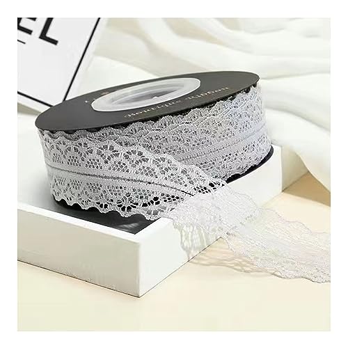 Yurosiay 25Yard×3cm Spitzenband Bunt Spitzenbordüre Geschenkband Spitze Elegant Schleifenband Spitze Vintage Spitzenband Hochzeit Spitze Dekoband Zierband Spitze für Blumen Nähen Hellgrau Yurosiay 25Yard×3cm Spitzenband Bunt Spitzenbordüre Geschenkband Spitze Elegant Schleifenband Spitze Vintage Spitzenband Hochzeit Spitze Dekoband Zierband Spitze für Blumen Nähen Hellgrau von Yurosiay