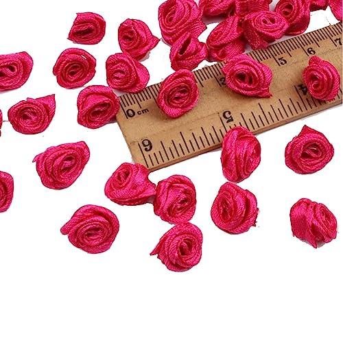 Yurosiay 300 Stück Mini Satin Rosen 15mm Mini Rosenköpfe Stoff Handmade Kleine Satin Rosen Bunt Ribbon Rosen Kunstrosen Deko Mini Rosen Basteln für Hause Hochzeit Dekor DIY Handwerk Rosarot Yurosiay 300 Stück Mini Satin Rosen 15mm Mini Rosenköpfe Stoff Handmade Kleine Satin Rosen Bunt Ribbon Rosen Kunstrosen Deko Mini Rosen Basteln für Hause Hochzeit Dekor DIY Handwerk Rosarot von Yurosiay