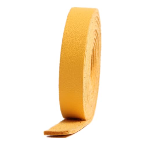 Yurosiay 5 Meter Kunstlederband PU Flaches Kunstlederband Perforiertes Handtaschenband Lederband DIY Lederhandwerk Breite: 3/4/5/8/10/12/15/20/mm Gelb 20mm Yurosiay 5 Meter Kunstlederband PU Flaches Kunstlederband Perforiertes Handtaschenband Lederband DIY Lederhandwerk Breite: 3/4/5/8/10/12/15/20/mm Gelb 20mm von Yurosiay