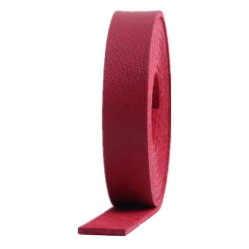 Yurosiay 5 Meter Kunstlederband PU Flaches Kunstlederband Perforiertes Handtaschenband Lederband DIY Lederhandwerk Breite: 3/4/5/8/10/12/15/20/mm Großes Rot 20mm Yurosiay 5 Meter Kunstlederband PU Flaches Kunstlederband Perforiertes Handtaschenband Lederband DIY Lederhandwerk Breite: 3/4/5/8/10/12/15/20/mm Großes Rot 20mm von Yurosiay
