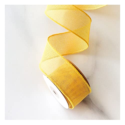 Yurosiay 5 Yard ×4 cm Juteband Bunt Sackleinen Band Breit Leinenband Juteband Mit Draht Vintage Dekoband Jute Geschenkband Schleifenband Weihnachtsband für DIY Handwerk Hochzeit Gelb Yurosiay 5 Yard ×4 cm Juteband Bunt Sackleinen Band Breit Leinenband Juteband Mit Draht Vintage Dekoband Jute Geschenkband Schleifenband Weihnachtsband für DIY Handwerk Hochzeit Gelb von Yurosiay