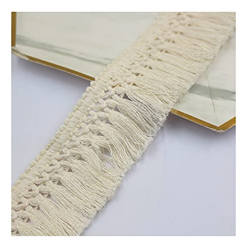 Yurosiay 5m×4cm Bunt Quastenborte Baumwolle Vintage Breit Quasten Fransenborte Häkeln Geflochten Fransen Bordüre Zierborte Quasten Fransen Nähen Quaste Spitzenband für DIY Nähen Beige Yurosiay 5m×4cm Bunt Quastenborte Baumwolle Vintage Breit Quasten Fransenborte Häkeln Geflochten Fransen Bordüre Zierborte Quasten Fransen Nähen Quaste Spitzenband für DIY Nähen Beige von Yurosiay