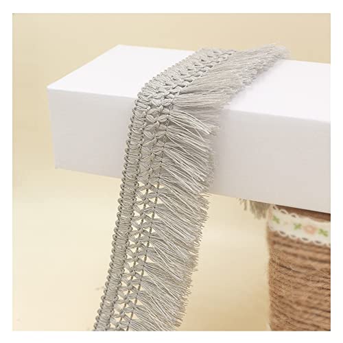 Yurosiay 5m×4cm Bunt Quastenborte Baumwolle Vintage Breit Quasten Fransenborte Häkeln Geflochten Fransen Bordüre Zierborte Quasten Fransen Nähen Quaste Spitzenband für DIY Nähen Grau Yurosiay 5m×4cm Bunt Quastenborte Baumwolle Vintage Breit Quasten Fransenborte Häkeln Geflochten Fransen Bordüre Zierborte Quasten Fransen Nähen Quaste Spitzenband für DIY Nähen Grau von Yurosiay