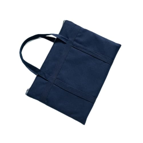 Yurosiay A4 Dokumententasche Damen Tragbare Aktentasche A4 Stoff Dokumententasche Mit Reißverschluss Hand Informationstasche Leinwand Dokumentenmappe Dokument Organiser für Büro Schule Navy blau Yurosiay A4 Dokumententasche Damen Tragbare Aktentasche A4 Stoff Dokumententasche Mit Reißverschluss Hand Informationstasche Leinwand Dokumentenmappe Dokument Organiser für Büro Schule Navy blau von Yurosiay