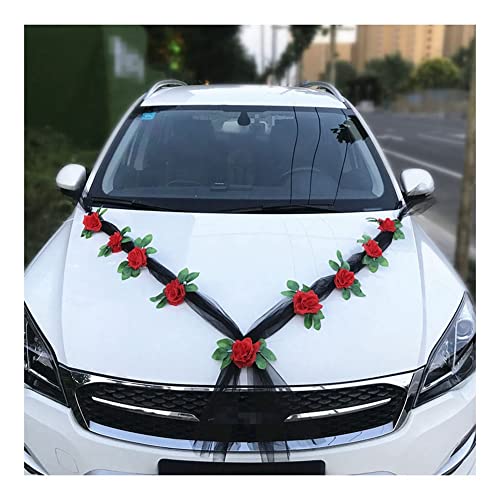 Yurosiay Autoschmuck Hochzeit Auto Blumenschmuck Schwarz Organzaband Romantische Rot Rose Deko Girlande Auto Hochzeit Autoschmuck Blumen Girlande Hochzeitsschmuck Auto Hochzeitsdeko Auto 1# Yurosiay Autoschmuck Hochzeit Auto Blumenschmuck Schwarz Organzaband Romantische Rot Rose Deko Girlande Auto Hochzeit Autoschmuck Blumen Girlande Hochzeitsschmuck Auto Hochzeitsdeko Auto 1# von Yurosiay