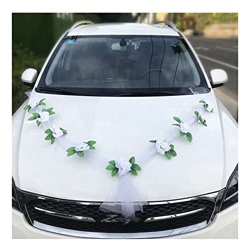 Yurosiay Autoschmuck Hochzeit Auto Blumenschmuck Weiße Organzaband Romantische Weiße Rose Deko Girlande Auto Hochzeit Autoschmuck Blumen Girlande Hochzeitsschmuck Auto Hochzeitsdeko Auto 6# Yurosiay Autoschmuck Hochzeit Auto Blumenschmuck Weiße Organzaband Romantische Weiße Rose Deko Girlande Auto Hochzeit Autoschmuck Blumen Girlande Hochzeitsschmuck Auto Hochzeitsdeko Auto 6# von Yurosiay