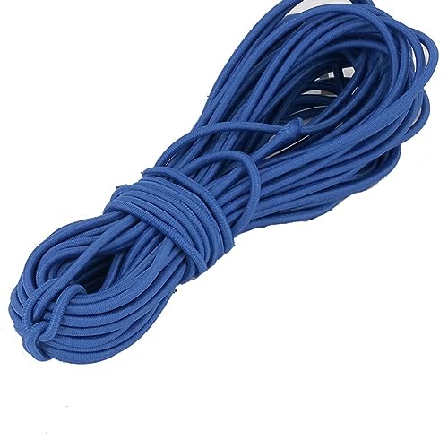 Yurosiay Gummikordel 10m×2.5mm Elastische Kordel Bunt Gummiband Rund Elastisch Schnur Gummischnur zum Nähen Elastischer Faden für Kleidung Haushalt Basteln Schaukeln Schnürsenkel Königsblau Yurosiay Gummikordel 10m×2.5mm Elastische Kordel Bunt Gummiband Rund Elastisch Schnur Gummischnur zum Nähen Elastischer Faden für Kleidung Haushalt Basteln Schaukeln Schnürsenkel Königsblau von Yurosiay