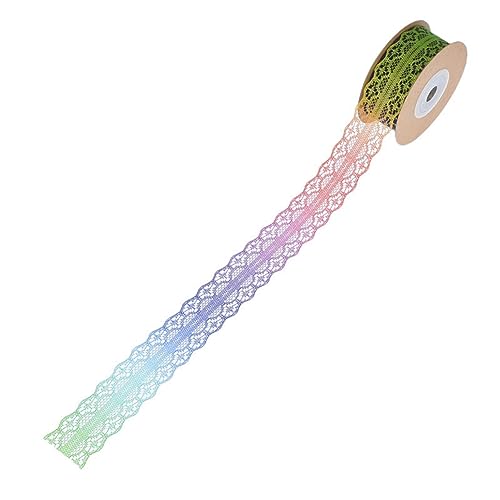 Yurosiay Regenbogen Spitzenband Nichtelastische Bunt Spitzenborte Farbverlauf Regenbogen Spitzen Schleifenband Geschenkband Dekoband Spitzen für Nähen Brautsträuße Geschenk 10 Yard×2.5cm 2# Yurosiay Regenbogen Spitzenband Nichtelastische Bunt Spitzenborte Farbverlauf Regenbogen Spitzen Schleifenband Geschenkband Dekoband Spitzen für Nähen Brautsträuße Geschenk 10 Yard×2.5cm 2# von Yurosiay