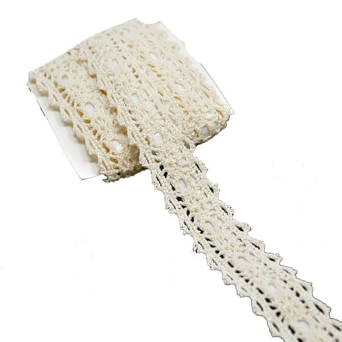 Yurosiay Spitzenband Selbstklebende 1.8m×1.5cm Baumwolle Spitzenborte Vintage Häkel Spitzenbordüre Dekoband Zierband Spitze Geschenkband Spitzen für DIY Basteln Scrapbook Geschenkbox Beige 2# Yurosiay Spitzenband Selbstklebende 1.8m×1.5cm Baumwolle Spitzenborte Vintage Häkel Spitzenbordüre Dekoband Zierband Spitze Geschenkband Spitzen für DIY Basteln Scrapbook Geschenkbox Beige 2# von Yurosiay