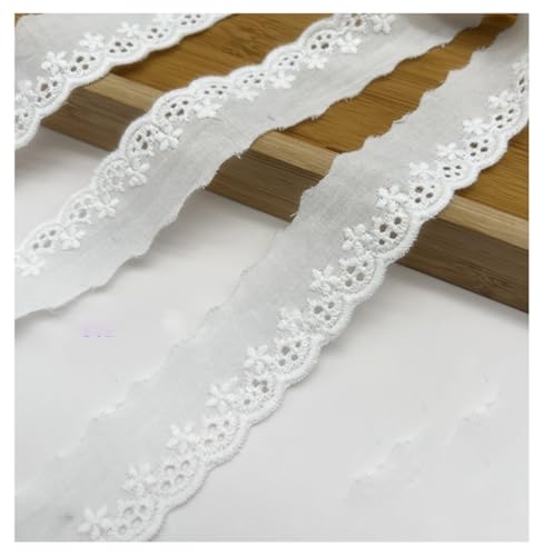 Yurosiay Spitzenband aus 100% Baumwolle Vintage Stickerei Spitzenborte zum Nähen Spitzenbordüre Spitzenbesatz Meterware Zierband Borte Dekoband Besatz Basteln Handwerk Hochzeit Yurosiay Spitzenband aus 100% Baumwolle Vintage Stickerei Spitzenborte zum Nähen Spitzenbordüre Spitzenbesatz Meterware Zierband Borte Dekoband Besatz Basteln Handwerk Hochzeit von Yurosiay