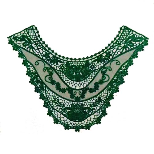 Yurosiay Spitzenkragen Applikation 1 Stück Blumen Stickerei Spitzen Patches Einsatzkragen Bestickte Spitze Applikation Häkelspitze Ausschnitt Applikation Kragen Spitze für Kleid Nähen Grün Yurosiay Spitzenkragen Applikation 1 Stück Blumen Stickerei Spitzen Patches Einsatzkragen Bestickte Spitze Applikation Häkelspitze Ausschnitt Applikation Kragen Spitze für Kleid Nähen Grün von Yurosiay