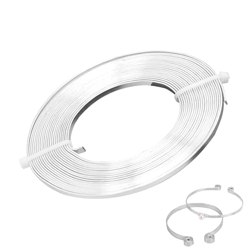 Yurosuis Aluminiumdraht Für Bastelbedarf - Flexibler Draht Zum Umwickeln Für Schmuckperlen Und Metallarbeiten - Für Handwerk Gartenarbeit Modellbau Wohnaccessoires Häkeln Yurosuis Aluminiumdraht Für Bastelbedarf - Flexibler Draht Zum Umwickeln Für Schmuckperlen Und Metallarbeiten - Für Handwerk Gartenarbeit Modellbau Wohnaccessoires Häkeln von Yurosuis