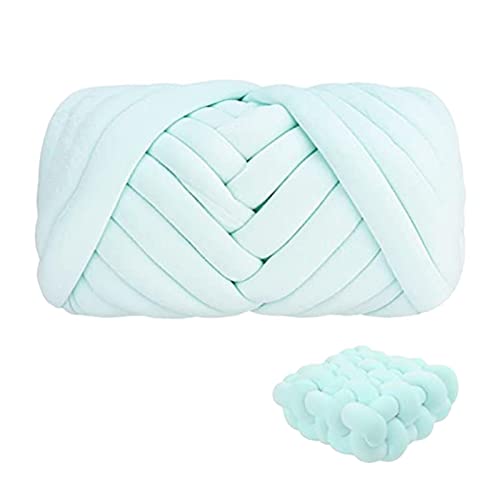 Yusheng Chunky Wolle Garn Handstricken Roving, Soft Wolle Chunky Vorgarn, Strickdecke Decke Garn Für Riese Klobig Stricken Werfen Sofa Decke von YuSheng