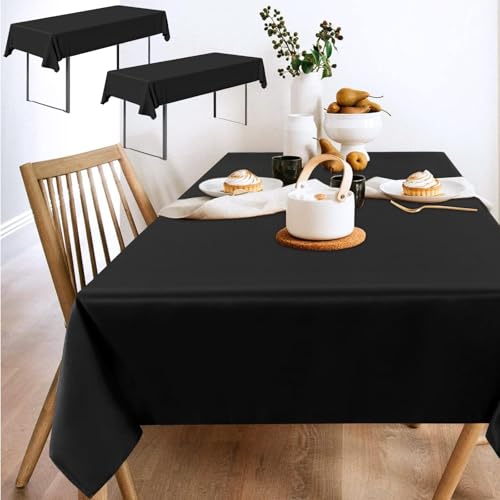 2 Stück Biertisch Tischdecke 100x250cm, Tischdecke Bierzeltgarnitur, Schwarz Biertischhussen, Tischdecken für Biertische, Biertischdecken für Bierzeltgarnitur, Rechteckige Tischdecken 2 Stück Biertisch Tischdecke 100x250cm, Tischdecke Bierzeltgarnitur, Schwarz Biertischhussen, Tischdecken für Biertische, Biertischdecken für Bierzeltgarnitur, Rechteckige Tischdecken von YushengTai