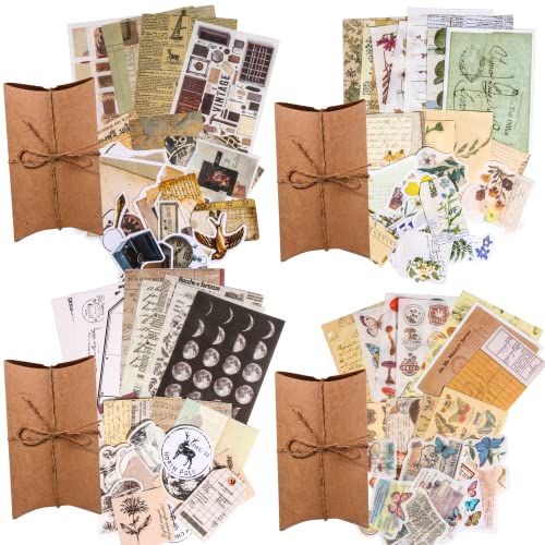 Scrapbook Papier Scrapbooking Zubehör, Kartenherstellung Aufkleber, Washi Sticker Vintage Aufkleber Set für handgemachte Grußkarten Dekoration von YushengTai