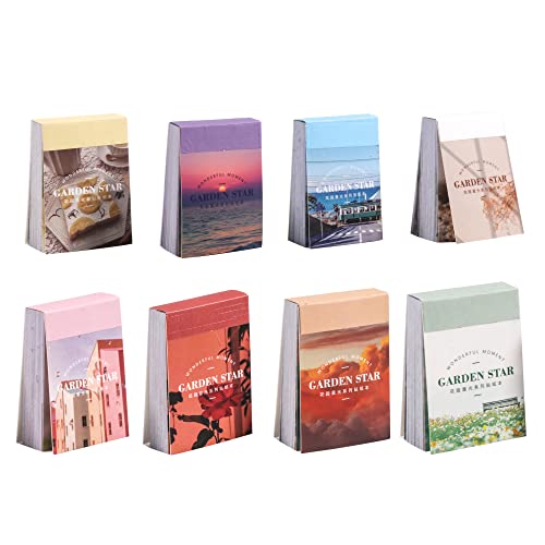 Washi Sticker Set, 400PCS Kartenherstellung Aufkleber, Sammelalbumaufkleber, Dekoratives Scrapbook-Papier für DIY Fotoalbum für handgemachte Grußkarten Dekoration (A) von YushengTai