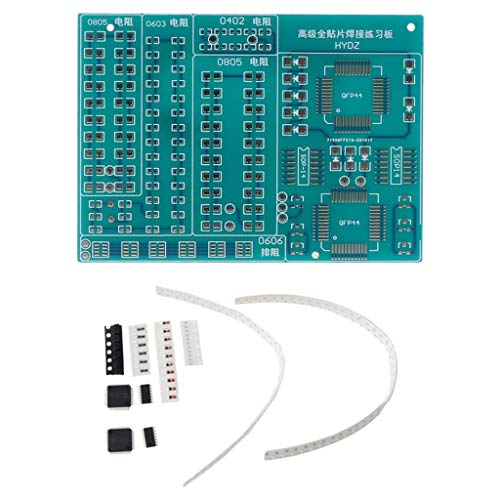 SMD-Teile Schweiß-Übungsplatine Schweiß-DIY Kit 1 Set SMT SMD Komponente Schweiß-Übungs-Board Löten DIY Kit Resitor Diode Transistorstart Lernen Elektronisches Zubehör Werkzeuge Board Löten SMD-Teile Schweiß-Übungsplatine Schweiß-DIY Kit 1 Set SMT SMD Komponente Schweiß-Übungs-Board Löten DIY Kit Resitor Diode Transistorstart Lernen Elektronisches Zubehör Werkzeuge Board Löten von Yushu