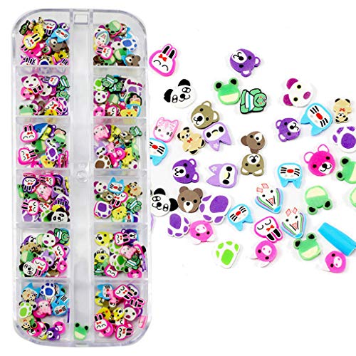 Yushu 12 Flaschen weiche Polymer-Perlen, Mini-Blume, Obst-Tiere, Herz, Harzfüllung, Glitzer, Epoxidharz, Schmuckfüller, Handwerk, für Armband-Schmuckherstellungs-Set Yushu 12 Flaschen weiche Polymer-Perlen, Mini-Blume, Obst-Tiere, Herz, Harzfüllung, Glitzer, Epoxidharz, Schmuckfüller, Handwerk, für Armband-Schmuckherstellungs-Set von Yushu
