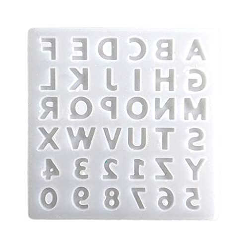 Yushu - Alphabet-Kristall-Epoxidharz-Form, englische Buchstaben, Zahlen, Anhänger, Silikonform, Buchstaben, Zahlen, Silikonform, Alphabet-Harz-Formen für Schlüsselanhänger. Yushu - Alphabet-Kristall-Epoxidharz-Form, englische Buchstaben, Zahlen, Anhänger, Silikonform, Buchstaben, Zahlen, Silikonform, Alphabet-Harz-Formen für Schlüsselanhänger. von Yushu