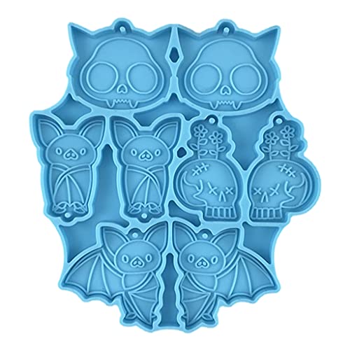 Yushu - Fledermaus-förmige Ohrringe, Epoxidharz-Form, Schmuck, Halskette, Anhänger, Silikonform, Ohr-Tropfen, Baumeldekoration, für DIY-Ohrringe, Harz-Schmuck. Yushu - Fledermaus-förmige Ohrringe, Epoxidharz-Form, Schmuck, Halskette, Anhänger, Silikonform, Ohr-Tropfen, Baumeldekoration, für DIY-Ohrringe, Harz-Schmuck. von Yushu