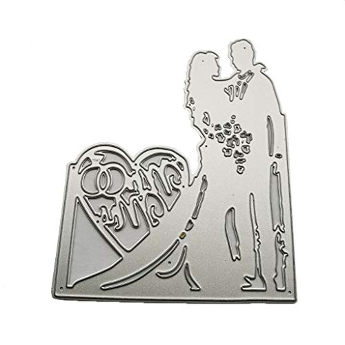 Yushu Herz-Bräutigam Metall-Stanzschablone, Scrapbooking, DIY, Album, Stempel, Papier, Braut, Bräutigam, Metall-Stanzformen, Paar Hochzeits-Schablonen für DIY Fotoalbum, Dekoration Yushu Herz-Bräutigam Metall-Stanzschablone, Scrapbooking, DIY, Album, Stempel, Papier, Braut, Bräutigam, Metall-Stanzformen, Paar Hochzeits-Schablonen für DIY Fotoalbum, Dekoration von Yushu