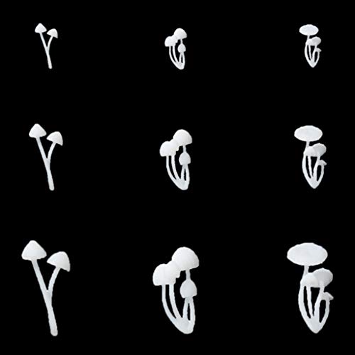 Yushu Mini-Pilz-Baum-Modell-Harzform aus Silikon, Rosen-Hirsch, Landraum, Füllungen, Basteln, Epoxidharz, zum Basteln, niedliche Tierfüllung, Zubehör, Herstellung von Zubehör von Yushu