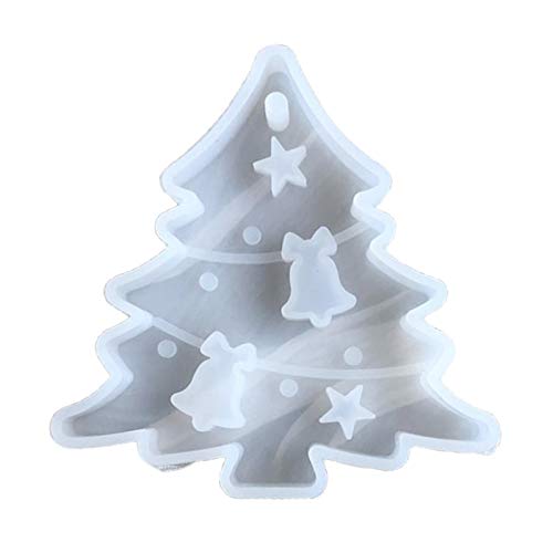 Yushu - Weihnachtsbaum-Glocke, Elch-Anhänger, Harzform, Gieß-Silikonform, Kristall-Epoxidharz-Form, Weihnachtsform, Anhängerdekoration, für Weihnachtsbaumdekoration. Yushu - Weihnachtsbaum-Glocke, Elch-Anhänger, Harzform, Gieß-Silikonform, Kristall-Epoxidharz-Form, Weihnachtsform, Anhängerdekoration, für Weihnachtsbaumdekoration. von Yushu