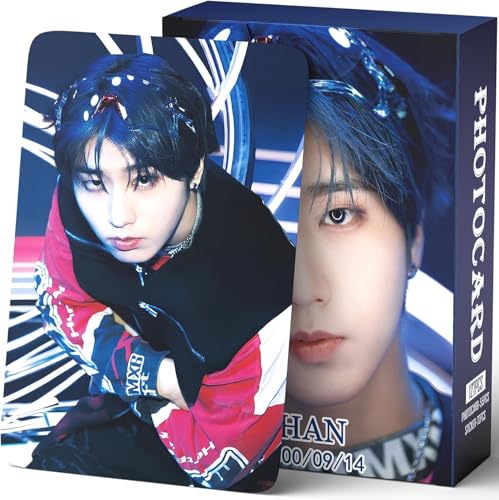 Stray Kids Photocards 127 PCS Stray Kids Hollow Photo Cards Dominate World Tour Photocards Lomo Card Gift Lomo Cards Merch for Boys and Girls (Han) von Yuto