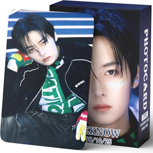 Stray Kids Photocards 127 PCS Stray Kids Hollow Photo Cards Dominate World Tour Photocards Lomo Card Gift Lomo Cards Merch for Boys and Girls (Lee Know) von Yuto