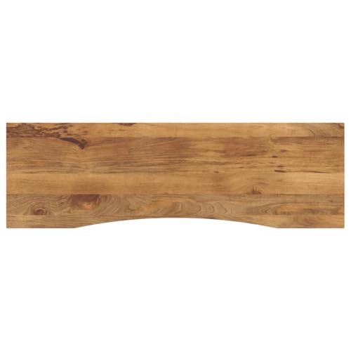 Schreibtischplatte Massivholz Mango 160x50x2,5cm, Unbehandeltes Holz für Arbeitsplatte, Robuste Tischplatte für Küche und Büro, Natürliche Optik Schreibtischplatte Massivholz Mango 160x50x2,5cm, Unbehandeltes Holz für Arbeitsplatte, Robuste Tischplatte für Küche und Büro, Natürliche Optik von YuuSsea