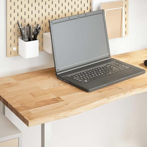 Schreibtischplatte Unbehandelt 140x60x2,5 cm Massivholz Eiche, Robuste Holz Tischplatte für Heim & Büro, Vielseitig Nutzbar Schreibtischplatte Unbehandelt 140x60x2,5 cm Massivholz Eiche, Robuste Holz Tischplatte für Heim & Büro, Vielseitig Nutzbar von YuuSsea
