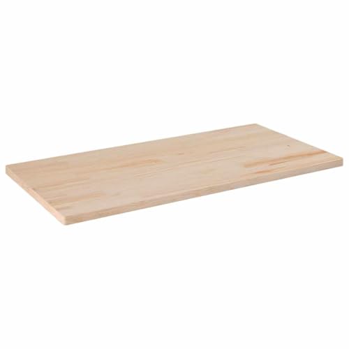 Tischplatte 110x60x2,5 cm Massivholz Kiefer, rechteckiger Holz Countertop für Esstisch, Schreibtisch & Couchtisch, unbehandelte Holzplatte Tischplatte 110x60x2,5 cm Massivholz Kiefer, rechteckiger Holz Countertop für Esstisch, Schreibtisch & Couchtisch, unbehandelte Holzplatte von YuuSsea