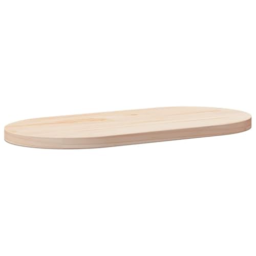 Tischplatte 70x35x2,5 cm Massivholz Kiefer Oval, robuste Holz Tischplatte für Küchentische, Schreibtische, Couchtische, unbehandelt, vielseitig verwendbar Tischplatte 70x35x2,5 cm Massivholz Kiefer Oval, robuste Holz Tischplatte für Küchentische, Schreibtische, Couchtische, unbehandelt, vielseitig verwendbar von YuuSsea