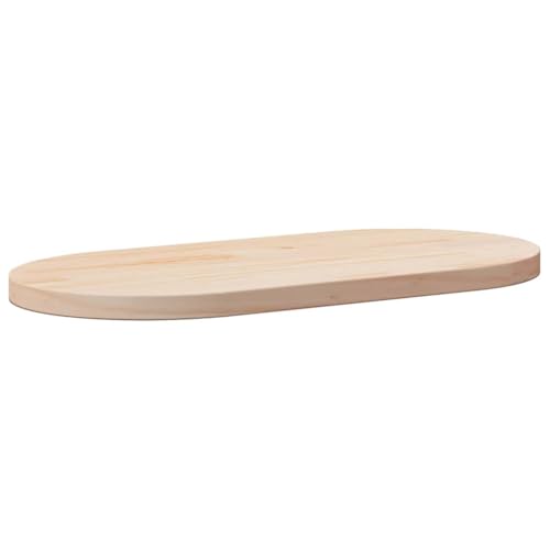 Tischplatte Massivholz Kiefer 90x45x2,5 cm, ovale Holz Tischplatte für Esstisch, Schreibtisch oder Bartisch, unbehandelt, DIY-Möbel Tischplatte Massivholz Kiefer 90x45x2,5 cm, ovale Holz Tischplatte für Esstisch, Schreibtisch oder Bartisch, unbehandelt, DIY-Möbel von YuuSsea