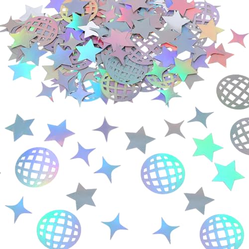 100 Stück Glitzer Konfetti Discokugel Deko, Disco Party Deko Streudeko Geburtstag, Tischdeko 80er 90er Jahre Retro, Glitzernde Confetti für Geburtstagsfeier und Partydekoration 100 Stück Glitzer Konfetti Discokugel Deko, Disco Party Deko Streudeko Geburtstag, Tischdeko 80er 90er Jahre Retro, Glitzernde Confetti für Geburtstagsfeier und Partydekoration von Yuuchoringee