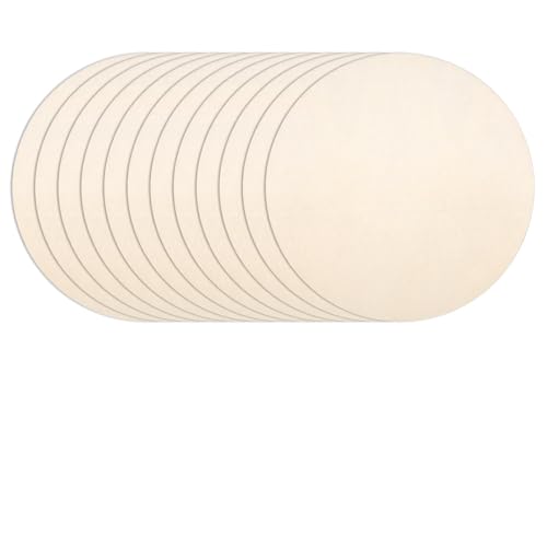 12 Stück Holzscheiben 15 cm Durchmesser, Runde Baumscheiben 15 cm Deko, Runde Holzplatte zum Basteln, Unbehandeltes Holzhandwerk, Holzscheiben zum Basteln für DIY Handwerk, Hängende Dekoration 12 Stück Holzscheiben 15 cm Durchmesser, Runde Baumscheiben 15 cm Deko, Runde Holzplatte zum Basteln, Unbehandeltes Holzhandwerk, Holzscheiben zum Basteln für DIY Handwerk, Hängende Dekoration von Yuuchoringee