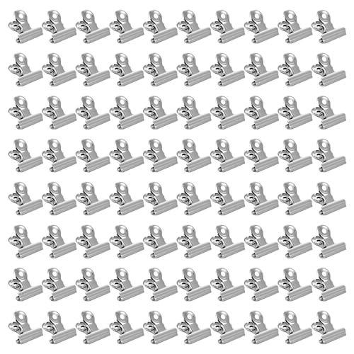 80 Stück Binder Clips Büroklammern Silber 22mm, Kleine Klammern für Tüten, Metall Bulldog Clips, Papierklammern Metallklammern Briefklemmer Fotoklammern für Etiketten, Fotos, Basteln, Home und Office 80 Stück Binder Clips Büroklammern Silber 22mm, Kleine Klammern für Tüten, Metall Bulldog Clips, Papierklammern Metallklammern Briefklemmer Fotoklammern für Etiketten, Fotos, Basteln, Home und Office von Yuuchoringee
