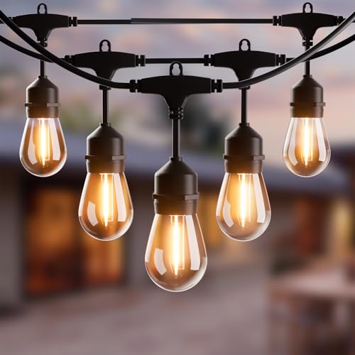 Yuucio S14 15M LED Lichter ketteAußen, Lichterkette Outdoor Glühbirnen Wasserdicht IP65 mit 15+1 80lm 1W LED Kunststoffe Lampen 2700K Warmweiß für GartenTerrasse Hochzeiten Yuucio S14 15M LED Lichter ketteAußen, Lichterkette Outdoor Glühbirnen Wasserdicht IP65 mit 15+1 80lm 1W LED Kunststoffe Lampen 2700K Warmweiß für GartenTerrasse Hochzeiten von Yuucio