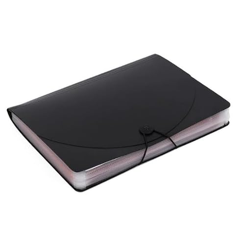 Akkordeon-Aktenordner, Fächermappen, 7 Taschen, Rechnungs-/Quittungs-Organizer mit bunten Registern, Schreibtisch-Ordner, Brief-A4-Papier, Dokumentenaufbewahrung für Zuhause und Büro von Yuunaie