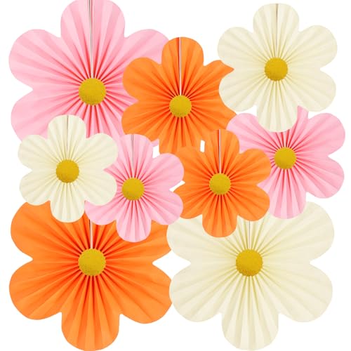 Yuxiou Rosa und Orange Party Dekorationen Papierblumen Dekorationen für Wand Klassenzimmer Papierfächer Party Dekorationen Floral Hintergrund Blume Wanddekoration 9 Stück Rosa Orange Yuxiou Rosa und Orange Party Dekorationen Papierblumen Dekorationen für Wand Klassenzimmer Papierfächer Party Dekorationen Floral Hintergrund Blume Wanddekoration 9 Stück Rosa Orange von Yuxiou