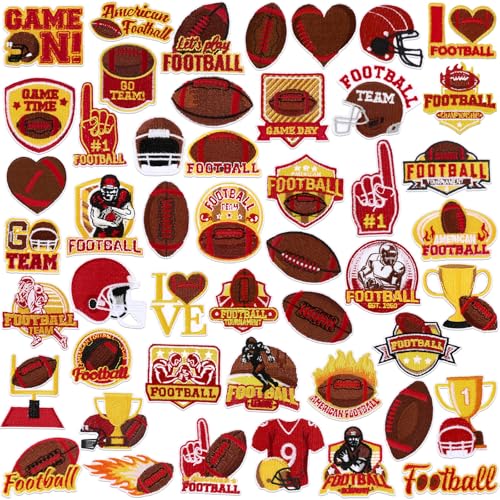 Yuxung 48 Stück Applikationen Kunst Handwerk für Fußball-Fans DIY Kleidung Zubehör Sport Stile bestickter Aufnäher, DIY Nähen Trim und Verzierungen Applikation Aufbügler Patches für Kansas City Yuxung 48 Stück Applikationen Kunst Handwerk für Fußball-Fans DIY Kleidung Zubehör Sport Stile bestickter Aufnäher, DIY Nähen Trim und Verzierungen Applikation Aufbügler Patches für Kansas City von Yuxung