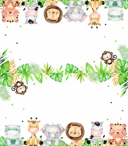 Safari-Tischkarten für Babypartys, 8,9 x 5,1 cm, faltbar, Tischzelt, Namenskarten, Lebensmitteletiketten für Dschungeltiere, Babyparty, wilde Geburtstagsparty, Empfang, Tischdekoration, 120 Stück Safari-Tischkarten für Babypartys, 8,9 x 5,1 cm, faltbar, Tischzelt, Namenskarten, Lebensmitteletiketten für Dschungeltiere, Babyparty, wilde Geburtstagsparty, Empfang, Tischdekoration, 120 Stück von Yuzioey