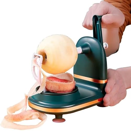 Handgedrehter Rotortiger Apple Peeler Obst Gemüseschüler pearkartoffeler Küche Quick Peeler auf Äpfel, Birnen, Kiwi, Tomaten, Gemüse und Obst (Blau) von Yuzita