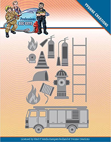 Fire Department - Big Guys Professions - Cutting Dies Fire Department - Big Guys Professions - Cutting Dies von Yvonne Creations