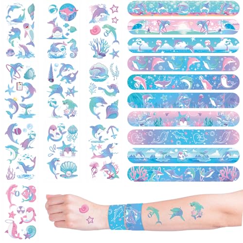 Ywediim Delfin-Partyzubehör enthält 30 Stück Slap Armbänder, 30 Stück Aufkleber, für Ozean-Delfin-Geburtstagsparty-Zubehör, Klassenzimmer-Belohnungen Ywediim Delfin-Partyzubehör enthält 30 Stück Slap Armbänder, 30 Stück Aufkleber, für Ozean-Delfin-Geburtstagsparty-Zubehör, Klassenzimmer-Belohnungen von Ywediim