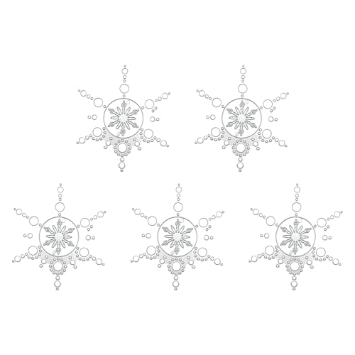 5 Stück Weihnachts-Stanzformen für Weihnachtsbaum, Prägeschablonen, Metallschablonen für Fotoalben, Dekorationen von Ywmsfl