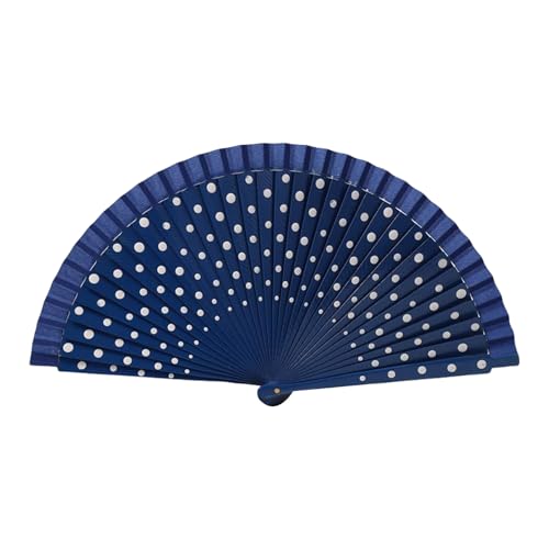 Ywmsfl Modischer Flamenco-Fächer, spanischer Fächer, Holz, elegant, Vintage-Punkte-Muster, faltbar, Kostümpartys, Dekorationen Ywmsfl Modischer Flamenco-Fächer, spanischer Fächer, Holz, elegant, Vintage-Punkte-Muster, faltbar, Kostümpartys, Dekorationen von Ywmsfl