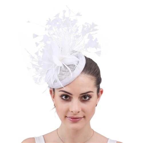 Ywmsfl Vintage Blumen Faszinator Teaparty Sinamay Haare Clip Übertrieben Gefiederte Blumenhut Für Die Maskeradenparty Der 1920er Jahre Ywmsfl Vintage Blumen Faszinator Teaparty Sinamay Haare Clip Übertrieben Gefiederte Blumenhut Für Die Maskeradenparty Der 1920er Jahre von Ywmsfl