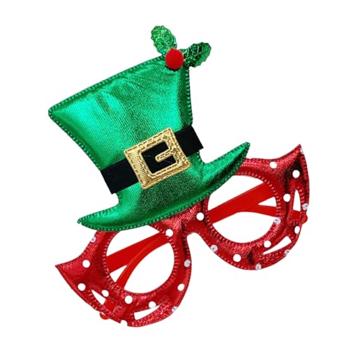 Ywmsfl Weihnachtsbrille, Neujahrsbrille, Cartoon-Weihnachtsfeier, Dekoration, einzigartige Foto-Requisiten von Ywmsfl